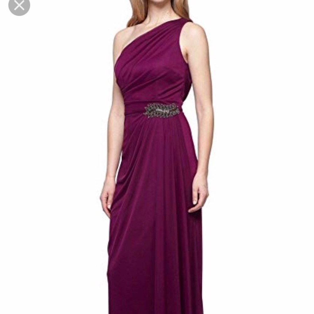 Purple formal dress